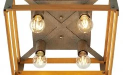 Trio Deckenleuchte, 4-flammig, Paletten-Optik 6 Trio Deckenleuchte, 4-flammig, Paletten-Optik -Innenleuchten Verkaufsladen 11685974 1 202012032240