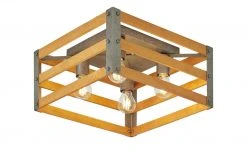 Trio Deckenleuchte, 4-flammig, Paletten-Optik 7 Trio Deckenleuchte, 4-flammig, Paletten-Optik -Innenleuchten Verkaufsladen 11685974 3 202012032240