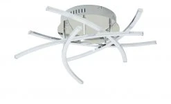 Fischer-Honsel LED-Deckenleuchte, 5-flammig, chrom -Innenleuchten Verkaufsladen 11686042 2 202109171234