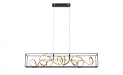 Paul Neuhaus LED-Pendelleuchte, schwarz/goldfarben -Innenleuchten Verkaufsladen 11686052 3 202012032239