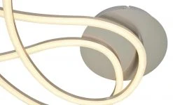 Paul Neuhaus LED-Deckenleuchte, 2-flammig, Nickel-matt, geschwungen -Innenleuchten Verkaufsladen 11686063 3 202103222234