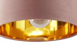 Fischer-Honsel Pendelleuchte, 1-flammig, rose´ Samt `klein` | Rosa -Innenleuchten Verkaufsladen 11686073 3 202103171251