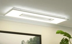 Paul Neuhaus LED-Deckenleuchte, 1-flammig, Weiß mit Backlight