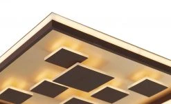 Fischer-Honsel LED-Deckenleuchte braun-rost, eckig -Innenleuchten Verkaufsladen 11686118 1 202101082255