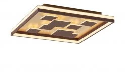 Fischer-Honsel LED-Deckenleuchte braun-rost, eckig -Innenleuchten Verkaufsladen 11686118 5 202101182236