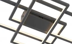 Trio Deckenleuchte, schwarz, eckig, WiZ-Connected -Innenleuchten Verkaufsladen 11686133 5 202102032234