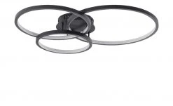 Trio Deckenleuchte, anthrazit, Kreise, WiZ-Connected | Schwarz 11 Trio Deckenleuchte, anthrazit, Kreise, WiZ-Connected | Schwarz -Innenleuchten Verkaufsladen 11686134 7 202102032234