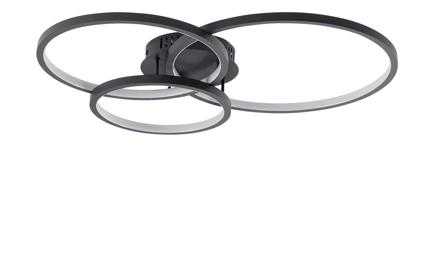 Trio Deckenleuchte, anthrazit, Kreise, WiZ-Connected | Schwarz 5 Trio Deckenleuchte, anthrazit, Kreise, WiZ-Connected | Schwarz – Bild 5