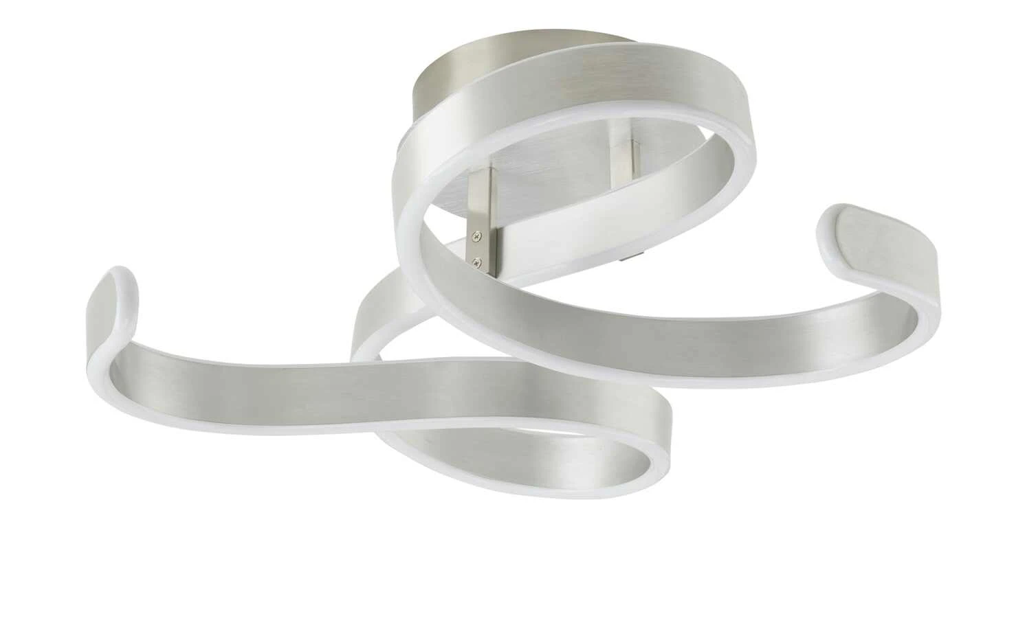 Trio LED-Deckenleuchte, 1-flammig, alufarben, geschwungen 2 Trio LED-Deckenleuchte, 1-flammig, alufarben, geschwungen – Bild 2