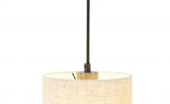 Trio Pendelleuchte, 4-flammig, Pinienholz/ Stoffschirm -Innenleuchten Verkaufsladen 11686157 3 202202241234