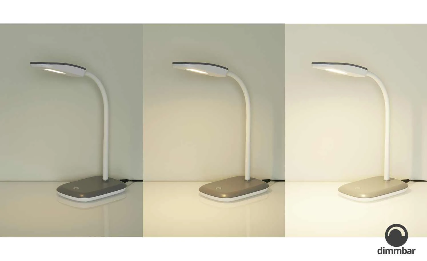 Trio LED-Schreibtischleuchte, 1-flammig, titanfarben | Grau 1 Trio LED-Schreibtischleuchte, 1-flammig, titanfarben | Grau