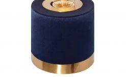 Trio Tischleuchte 1-flammig, Samt blau -Innenleuchten Verkaufsladen 11686164 4 202101182237