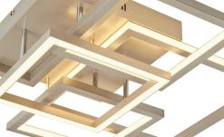 Wofi LED-Deckenleuchte, Alu gebürstet -Innenleuchten Verkaufsladen 11686169 5 202101182237