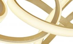 Wofi LED-Deckenleuchte, matt-gold, geschwungen -Innenleuchten Verkaufsladen 11686181 1 202103162233