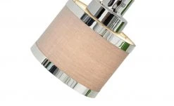 Wofi Strahler 1-flammig, chrom/ Stoffschirm grau 7 Wofi Strahler 1-flammig, chrom/ Stoffschirm grau -Innenleuchten Verkaufsladen 11686182 4 202101202235