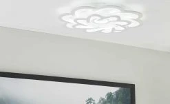 Wofi LED-Deckenleuchte, Weiß `Blume´ 8 Wofi LED-Deckenleuchte, Weiß `Blume´ -Innenleuchten Verkaufsladen 11686190 2 202101212237