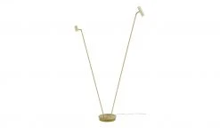 B-Leuchten LED-Stehleuchte, 2-flammig, messing-matt | messingfarben -Innenleuchten Verkaufsladen 11686205 1 202103051240