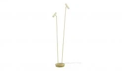 B-Leuchten LED-Stehleuchte, 2-flammig, messing-matt | messingfarben -Innenleuchten Verkaufsladen 11686205 4 202103051240