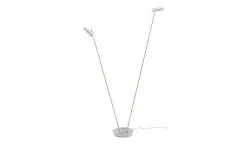 B-Leuchten LED-Stehleuchte, 2-flammig, Nickel-matt | silberfarben -Innenleuchten Verkaufsladen 11686207 5 202103152232