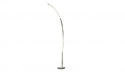 B-Leuchten LED-Stehleuchte, Nickel matt, verstellbar | silberfarben -Innenleuchten Verkaufsladen 11686209 17 202203302232