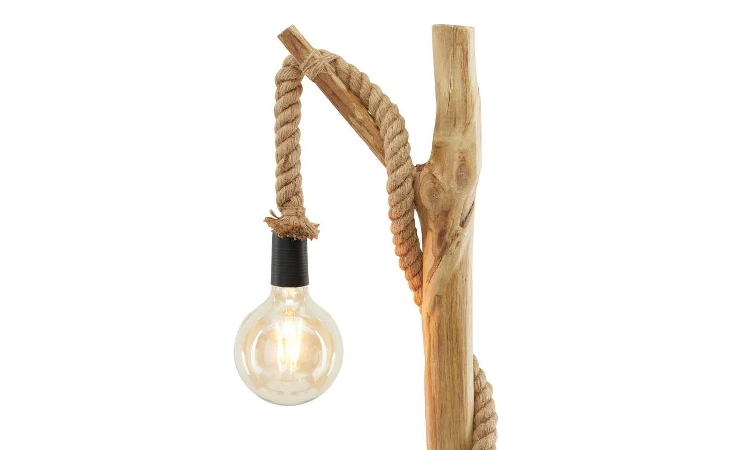 Stehleuchte, 1-flammig, Holz/Seil 5 Stehleuchte, 1-flammig, Holz/Seil – Bild 5