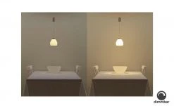 B-Leuchten LED-Pendelleuchte, 1-flammig, nickel-matt