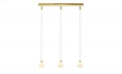 B-Leuchten LED-Pendelleuchte, 3-flammig, messing-matt 14 B-Leuchten LED-Pendelleuchte, 3-flammig, messing-matt -Innenleuchten Verkaufsladen 11686227 3 202112232232