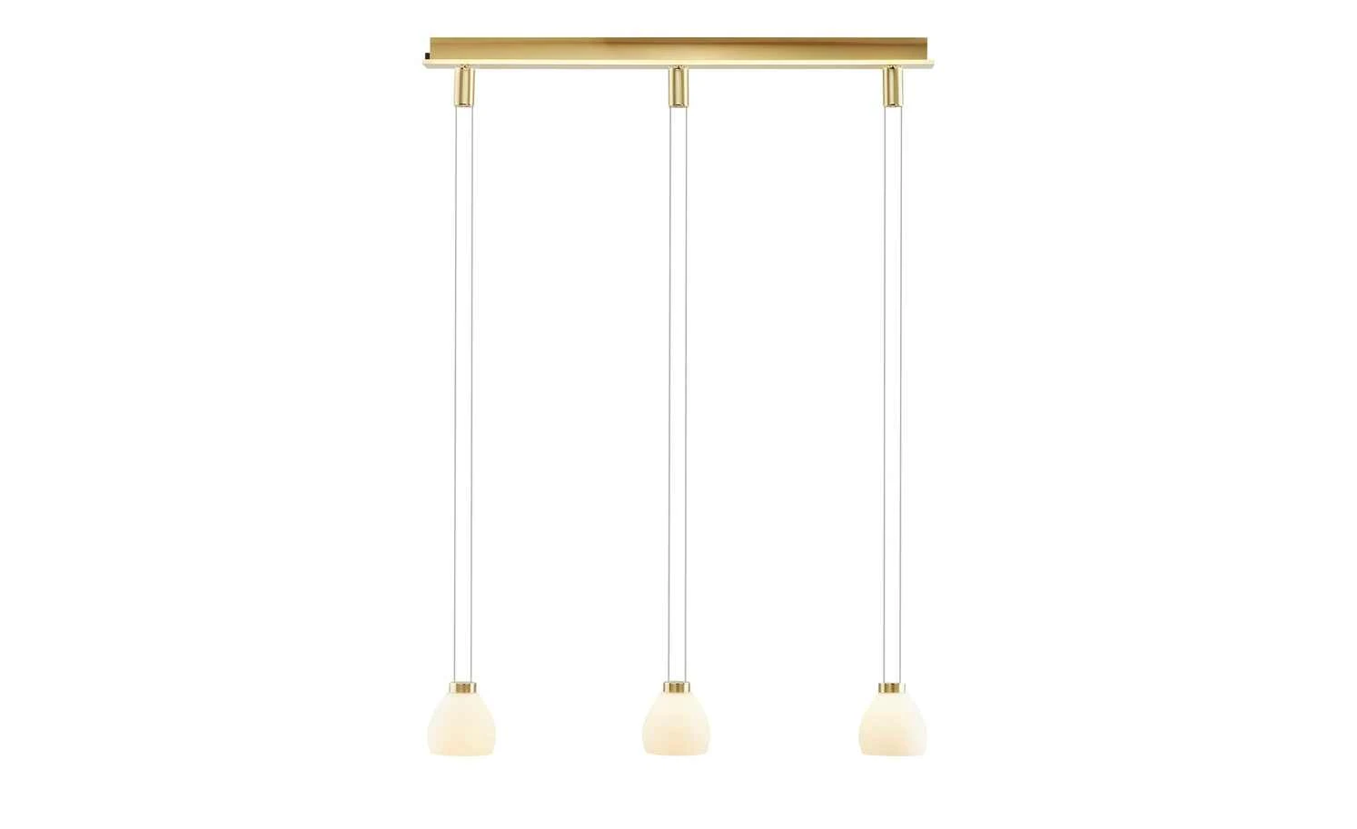 B-Leuchten LED-Pendelleuchte, 3-flammig, messing-matt 4 B-Leuchten LED-Pendelleuchte, 3-flammig, messing-matt – Bild 4