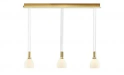 B-Leuchten LED-Pendelleuchte, 3-flammig, messing-matt 15 B-Leuchten LED-Pendelleuchte, 3-flammig, messing-matt -Innenleuchten Verkaufsladen 11686227 4 202112232232