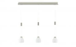 B-Leuchten LED-Pendelleuchte, 3-flammig, Nickel-matt -Innenleuchten Verkaufsladen 11686228 2 202202231234