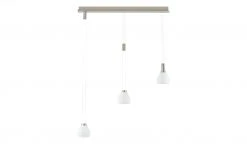 B-Leuchten LED-Pendelleuchte, 3-flammig, Nickel-matt -Innenleuchten Verkaufsladen 11686228 7 202202231234