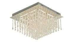 B-Leuchten LED-Deckenleuchte, chrom mit Glasbehang 11 B-Leuchten LED-Deckenleuchte, chrom mit Glasbehang -Innenleuchten Verkaufsladen 11686231 6 202203072251