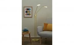 Fischer-Honsel LED-Lese-Leuchte 2-flammig, messing-matt -Innenleuchten Verkaufsladen 11686232 1 202107301301