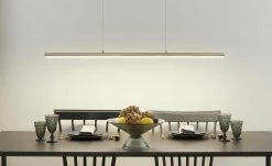 Fischer-Honsel LED-Pendelleuchte, Nickel-matt ´klein´