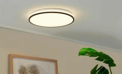 LED-Deckenleuchte, weiß mit schwarzem Ring | 24|W -Innenleuchten Verkaufsladen 11686309 5 202109222242