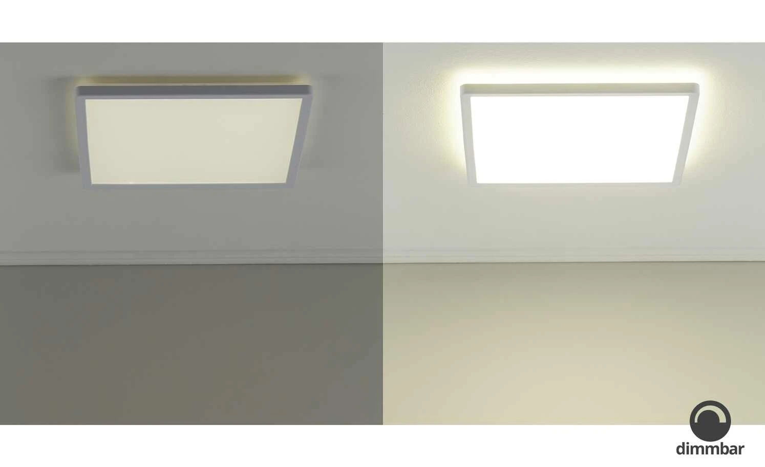 LED- Panel weiß eckig, mit Hintergrundbeleuchtung | 15|W 2 LED- Panel weiß eckig, mit Hintergrundbeleuchtung | 15|W – Bild 2