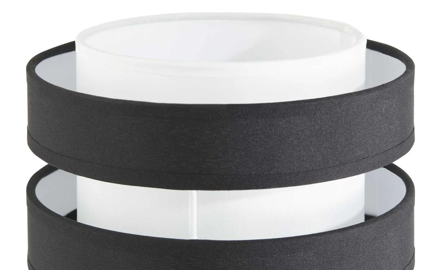 KHG Tischleuchte, 1-flammig, Schirm schwarz/weiß 4 KHG Tischleuchte, 1-flammig, Schirm schwarz/weiß – Bild 4