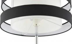 KHG Stehleuchte, 1-flammig, Schirm schwarz/weiß -Innenleuchten Verkaufsladen 11686323 4 202107271302