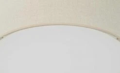 Stoffdeckenleuchte, 1-flammig, Leinen-Natur | Braun -Innenleuchten Verkaufsladen 11686335 3 202101112239