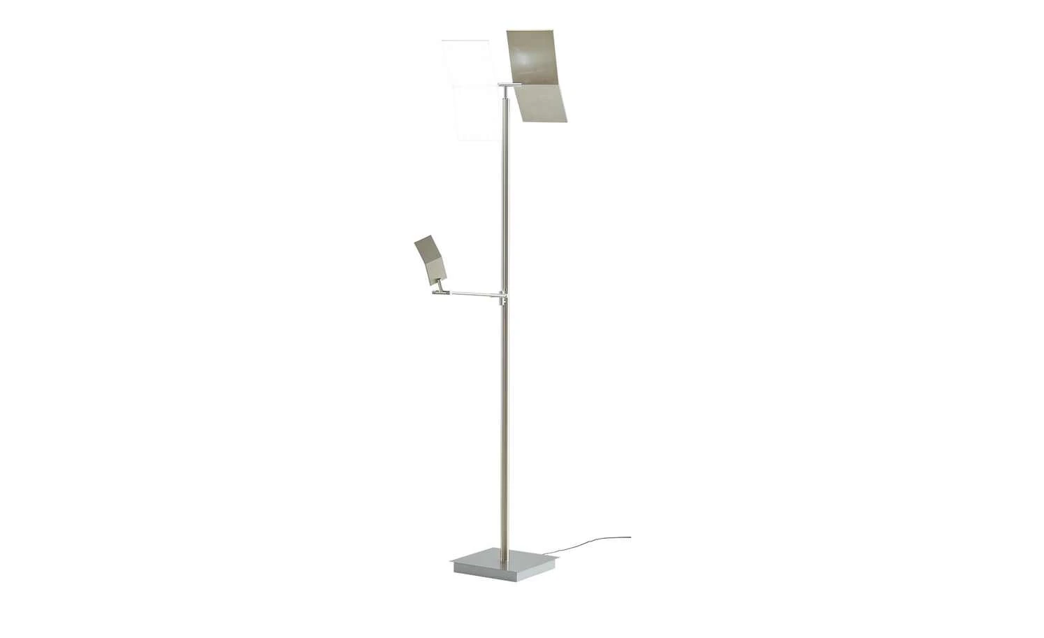 Meisterleuchten LED-Deckenfluter, 3-flammig, Nickel-matt/ chrom 6 Meisterleuchten LED-Deckenfluter, 3-flammig, Nickel-matt/ chrom – Bild 6