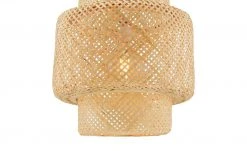 HOME STORY Pendelleuchte, 1-flammig, Bambus-Schirm ´groß´ -Innenleuchten Verkaufsladen 11686460 1 202201241234