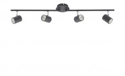 Paul Neuhaus Deckenstrahler, 4-flammig, schwarz -Innenleuchten Verkaufsladen 11686465 2 202104161235