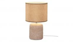 KHG Keramik-Tischleuchte, 1-flammig, Seil natur/blau -Innenleuchten Verkaufsladen 11686479 1 202203251234