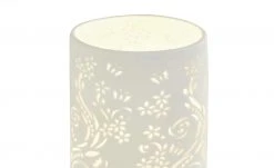 for friends Keramik-Tischleuchte, 1-flammig, weiß `Wiese´ | Wiese gestanzt -Innenleuchten Verkaufsladen 11686487 4 202205041236