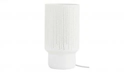 for friends Keramik-Tischleuchte, 1-flammig, weiß `Streifen´ | Streifen gestanzt -Innenleuchten Verkaufsladen 11686489 3 202204082232