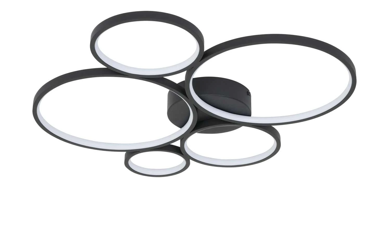 Trio LED-Deckenleuchte, Kreise, schwarz 2 Trio LED-Deckenleuchte, Kreise, schwarz – Bild 2