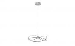 Trio LED-Pendelleuchte Nickel-matt geschwungen | silberfarben, Weiß -Innenleuchten Verkaufsladen 11686505 6 202104212234