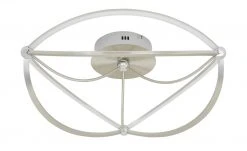 Trio LED-Deckenleuchte, Nickel-matt, geschwungen | silberfarben -Innenleuchten Verkaufsladen 11686509 3 202104212234