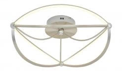 Trio LED-Deckenleuchte, Nickel-matt, geschwungen | silberfarben -Innenleuchten Verkaufsladen 11686509 5 202104212234