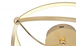 Trio LED-Deckenleuchte, messing-matt, geschwungen ´groß´ | messingfarben 9 Trio LED-Deckenleuchte, messing-matt, geschwungen ´groß´ | messingfarben -Innenleuchten Verkaufsladen 11686510 4 202103301234